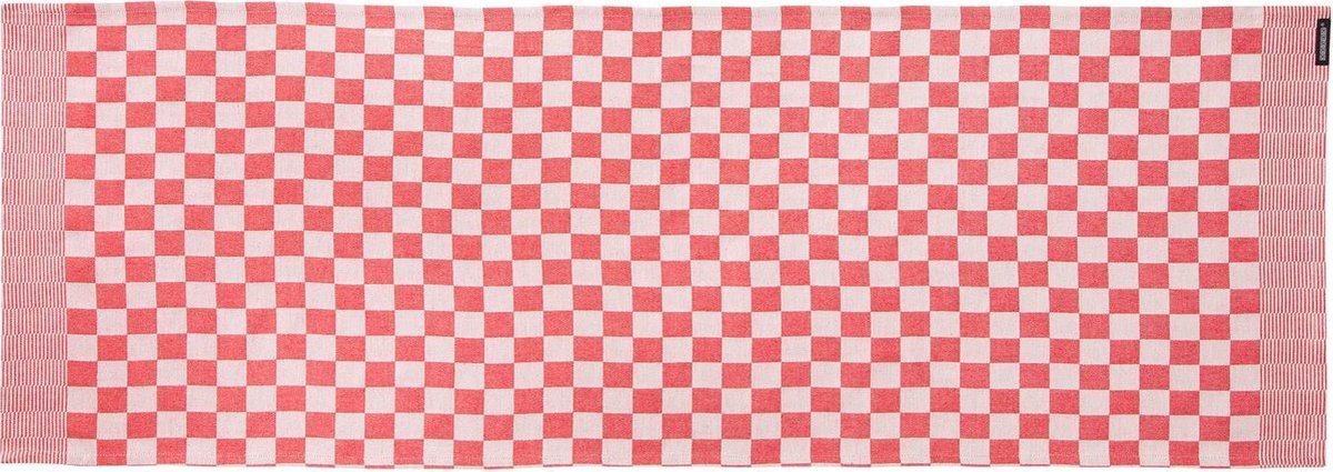 Ddddd - 2x camino de mesa - barbacoa - 50 x 140 cm - rojo - juego de 2 piezas