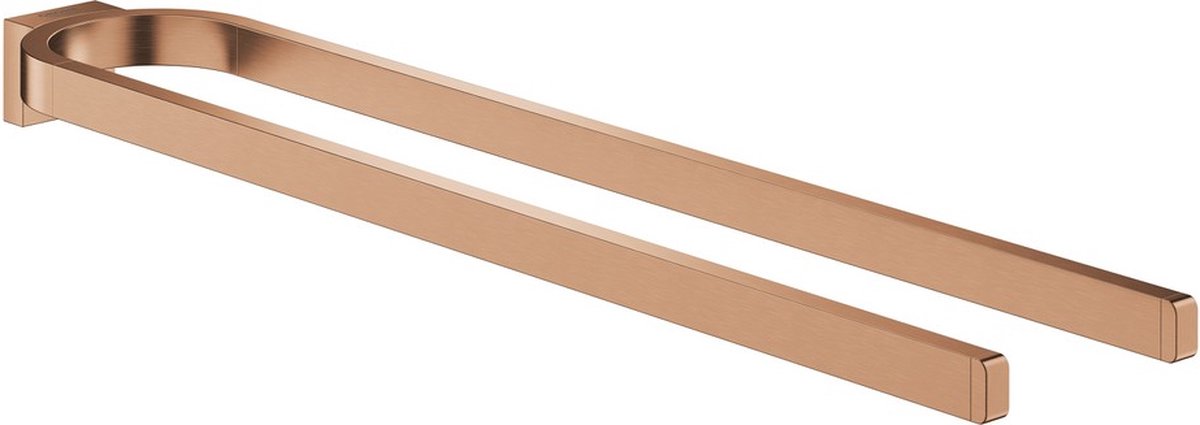 Grohe selection handdoekhouder dubbel - warm sunset geborsteld (mat brons) - 41059dl0