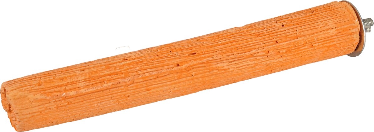 Flamenco - percha para pájaros calcio - naranja - m - 3,5 x 3,5 x 25 cm