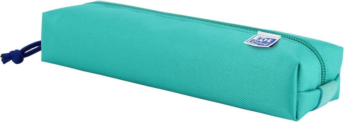Estuche Oxford - turquesa con elástico - estuche rectangular 22cm - estuche niño - estuche niña