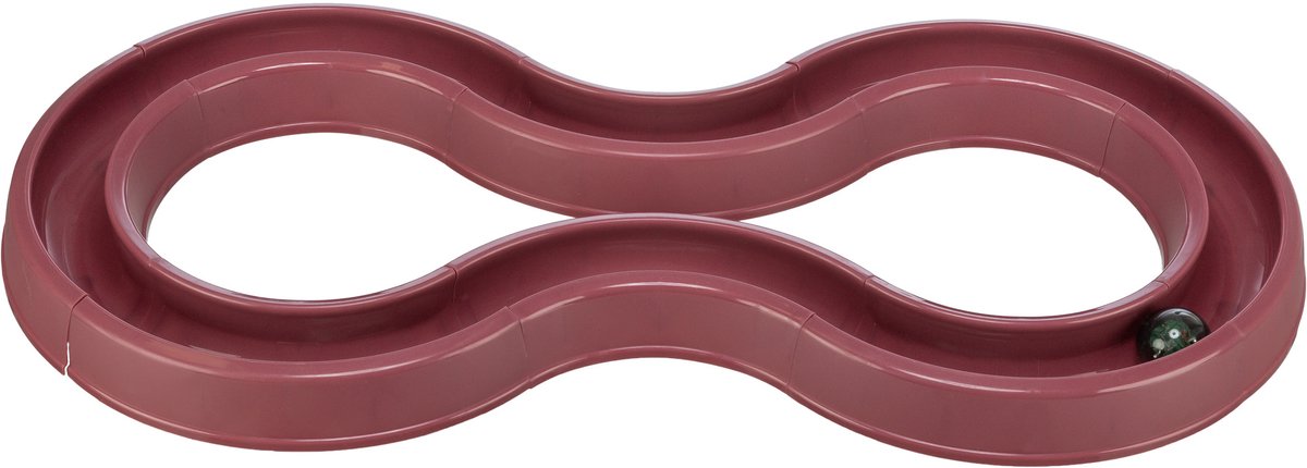 Trixie carrera de bolas intermitente de plástico rosa 65x31 cm
