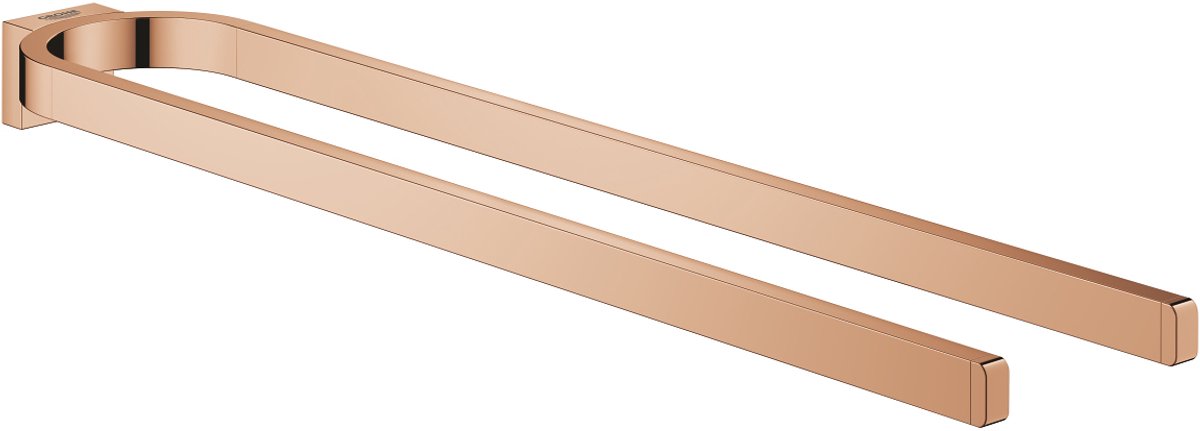 Grohe selection handdoekhouder dubbel - warm sunset (brons) - 41059da0