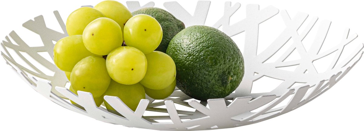 Cesta de frutas Yamazaki - torre - blanco