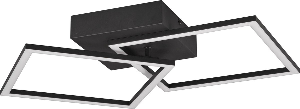Plafoniera Rl live your light reality trail - nera opaca