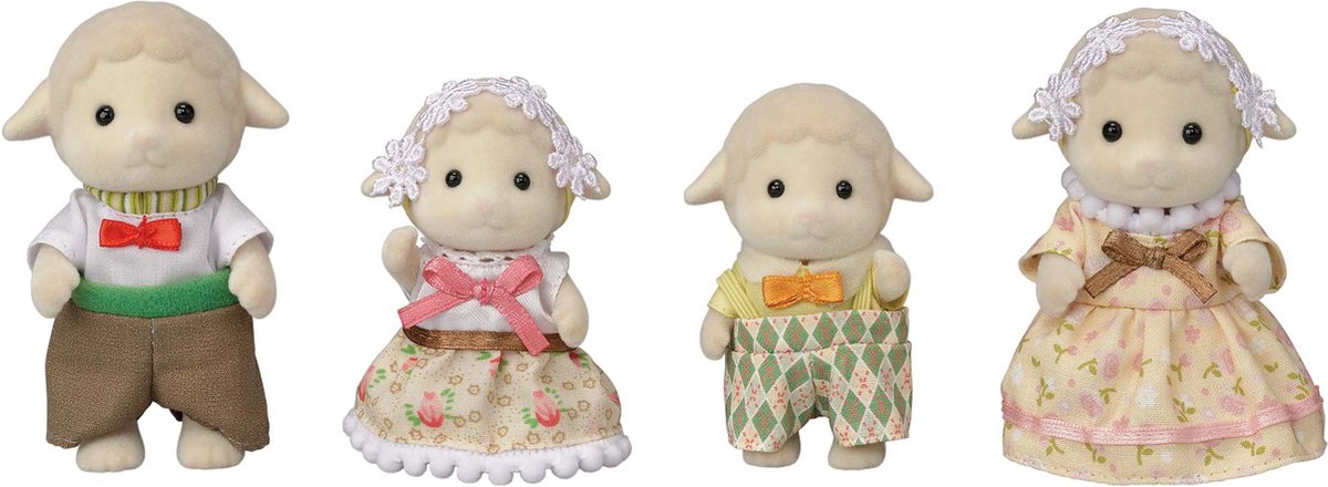 Sylvanian families 5619 schapen familie-fluweelzachte speelfiguren