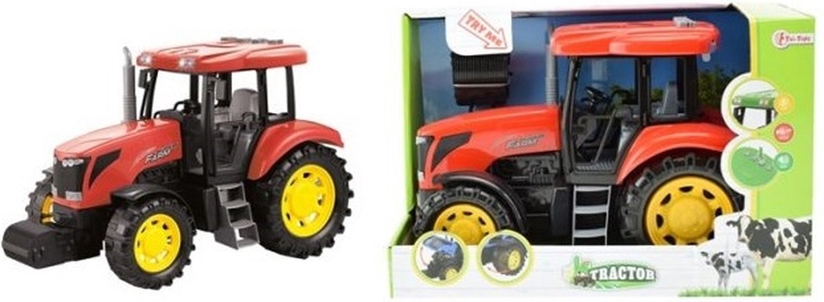 Toi-toys Tractor Red con luce e suono