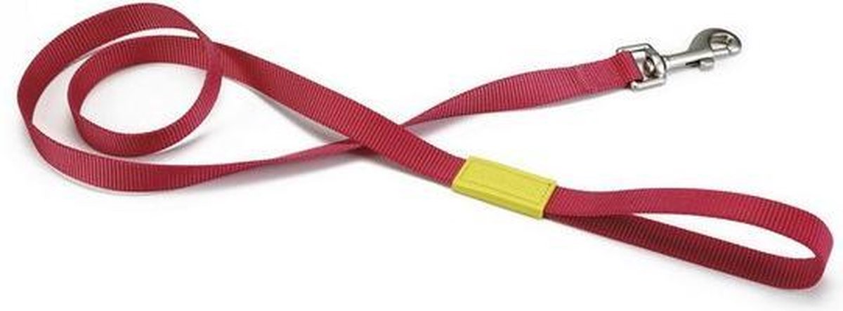 Linea da passeggio in nylon Beeztees uni rosa 120 cmx20 mm
