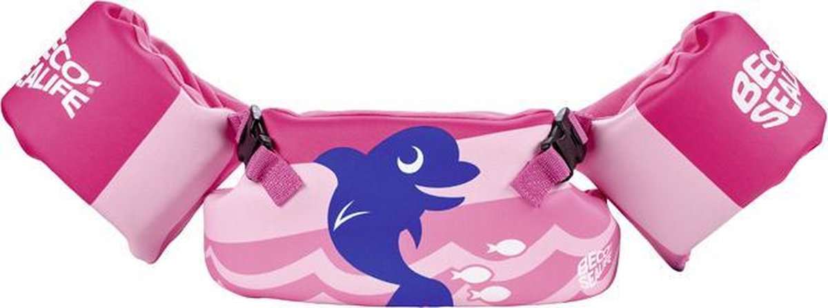 Set da nuoto Beco-sealife® - elastici e cintura da nuoto - rosa - 15-30 kg