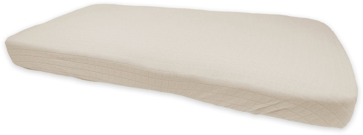Lodger - sábana ajustable para cuna - funda de colchón - 40x80 - 100% algodón orgánico -