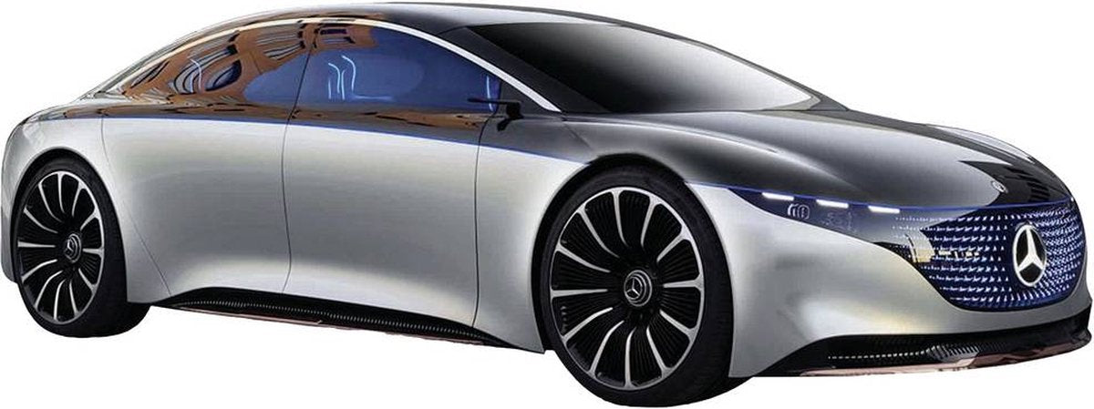 Maisto mercedes eqs, auto blu 1:24