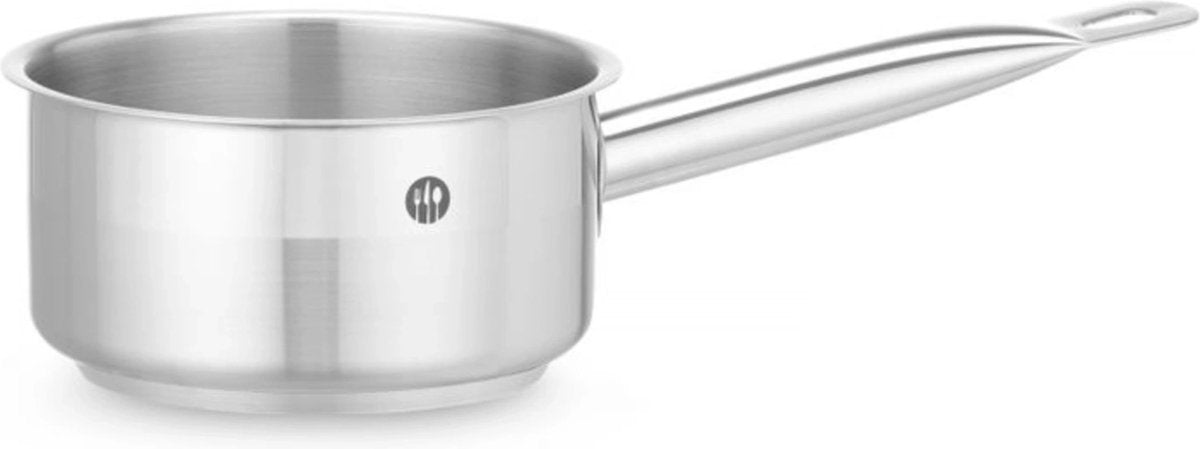 Cacerola Hendi – línea profi – sin tapa – 1l – ⌀140x70 mm – apta para inducción