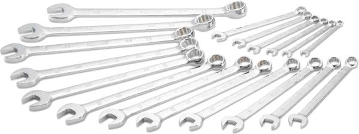 Dewalt dwmt19237-1 ring-steeksleutelset 18-delig sleutelbreedte (metrisch) 7 - 24 mm