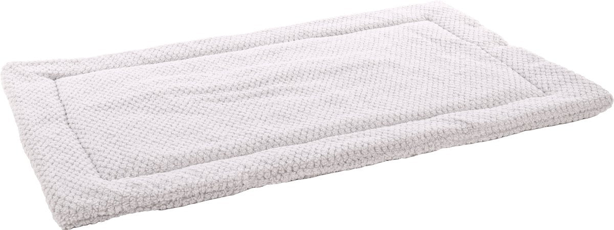 Cuscino per cani Flamingo - cuscino da panca - cuscino per cani 116 x 69 cm - adatto per gabbia per cani e cuscino per gatti - rettangolare jacquard grigio