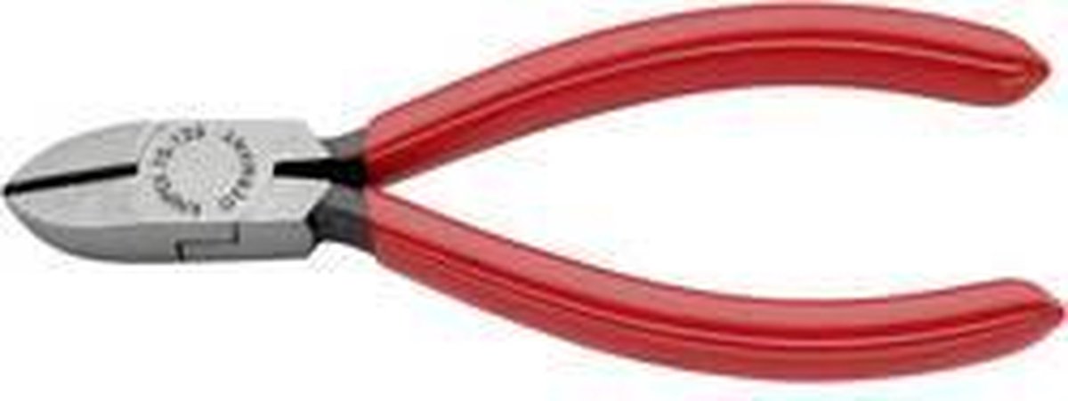 Alicates de corte lateral Knipex | 125 mm de longitud | recubierto de plástico | negro atramentado - 70 01 125 ean