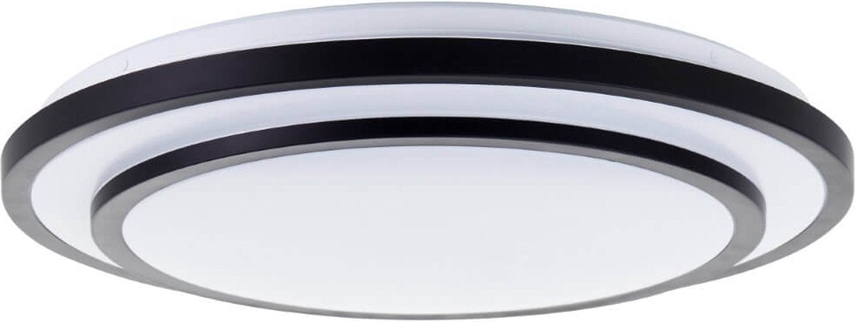 Brilliant luciano - lampada da soffitto - LED 36w - nera