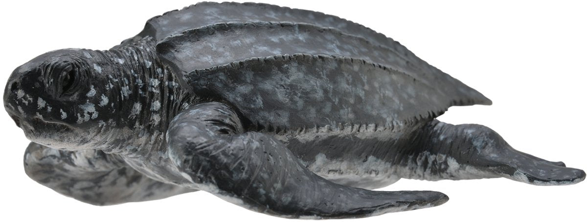 Statuetta Collecta - tartaruga liuto - (m) - animali marini - dipinta a mano - miniatura