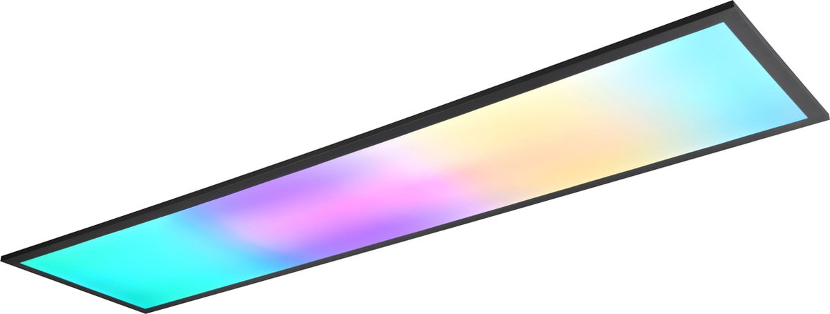 Rl live your light reality beta - lampada da soffitto - nero opaco - incl. 1x SMD 31W - luce dinamica RGBW - telecomando
