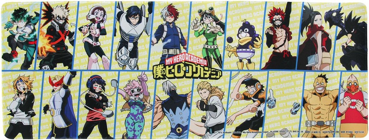 Paladone my hero academia desk mat-characters (diversen) nieuw