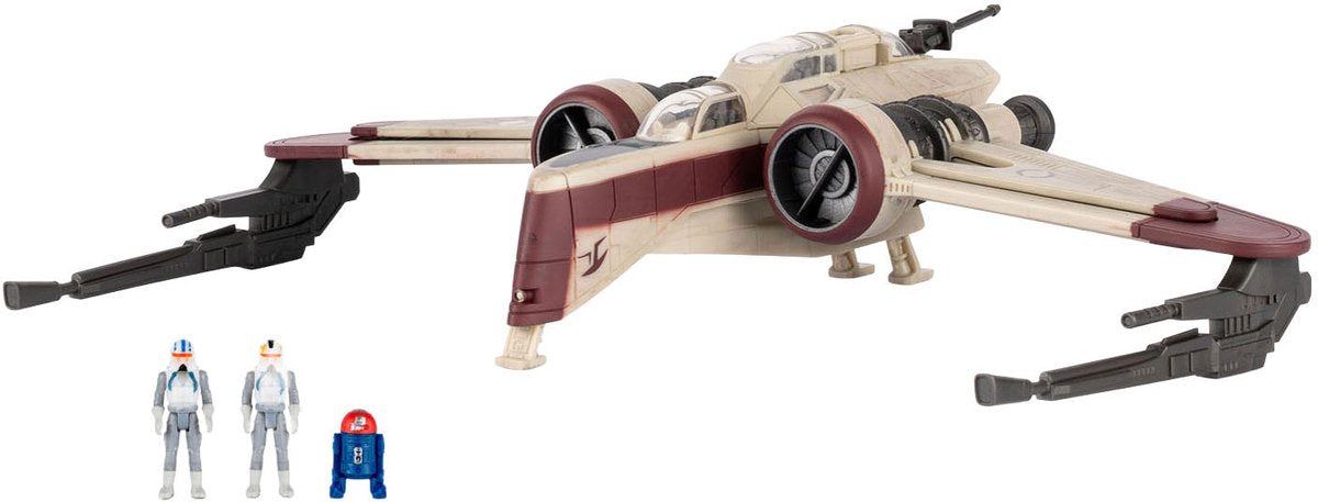 Jazwares star wars - deluxe vehicle (8 vehicle figure) - arc 170- series 8