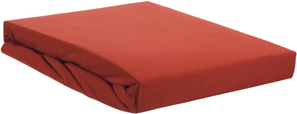 Beddinghouse - jersey - 95% cotone - 5% lycra - lenzuolo con angoli - 80x220 cm - rosso corallo