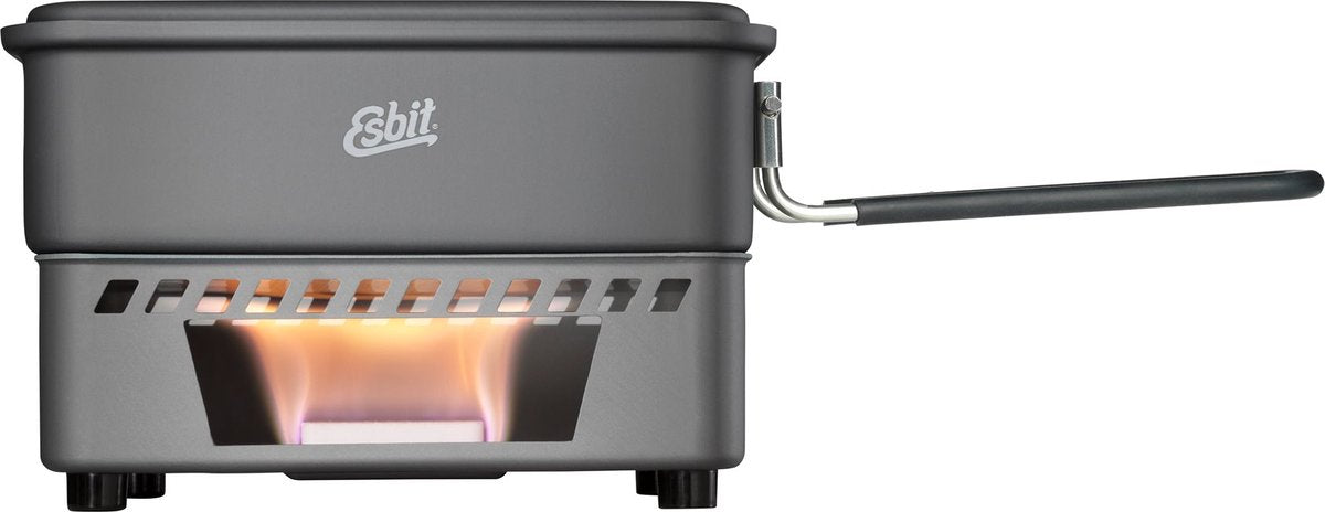 Fornello da esterno Esbit 1,1l - bruciatore con pentola - alluminio