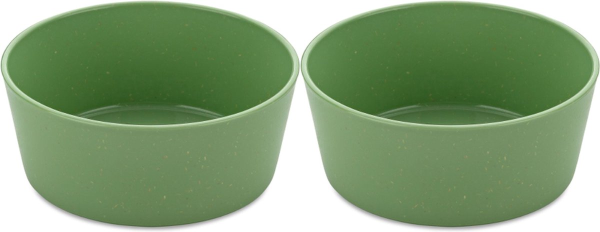 Koziol kom, 0.89 l, set van 2, organic, blad groen - | connect bowl