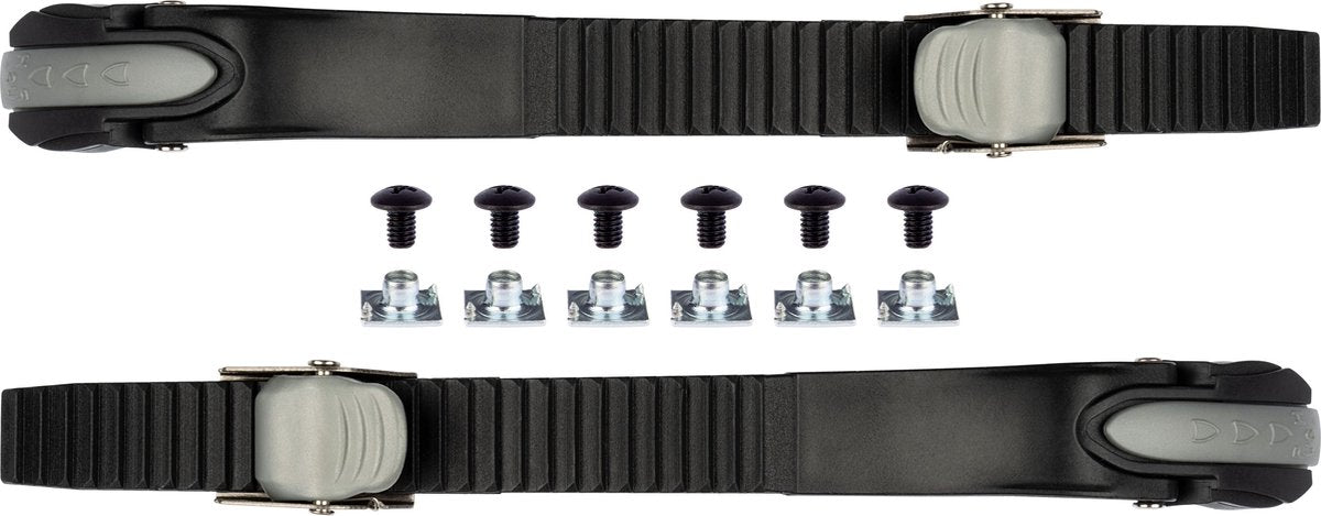 Set sgancio rapido Nijdam -aa- 2 pezzi - nero