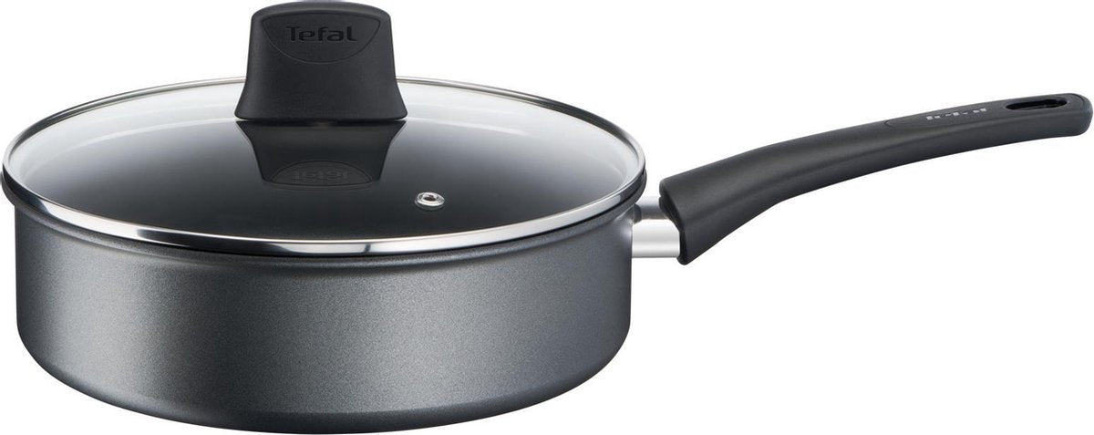Tefal easy chef - sartén - ø24 cm - con tapa - apta para inducción - revestimiento antiadherente