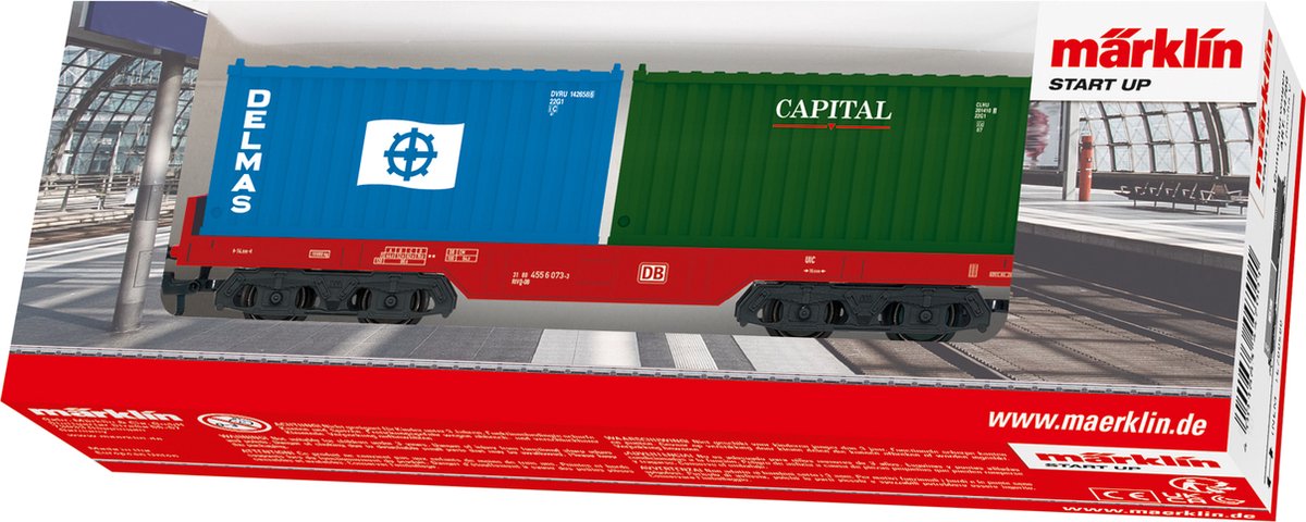 Messa in funzione di Märklin: camion portacontainer