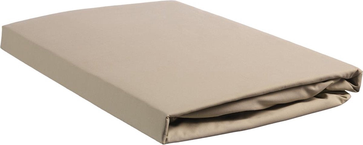 Beddinghouse cotone percalle - lenzuolo con angoli - 160x200 - sabbia