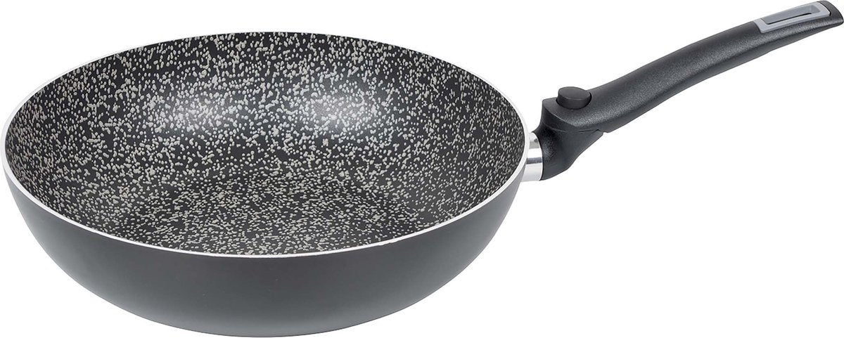 Bo-camp - wokpan - turn - wegklapbare pannengreep - ø 28 cm
