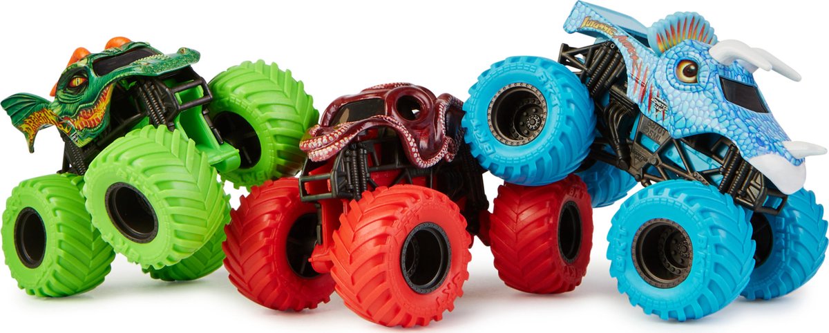 Spinmaster mostro marmellata 1:64 bestie caricate 3 pack