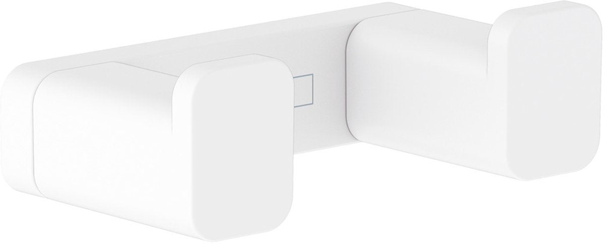 Hansgrohe addstoris toallero doble blanco mate