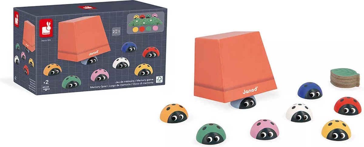 Janod - gioco di memoria stimolante - coccinelle