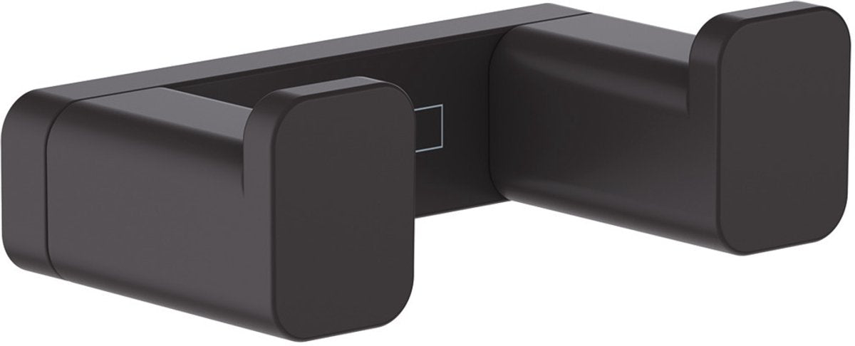 Hansgrohe addstoris toallero doble negro mate