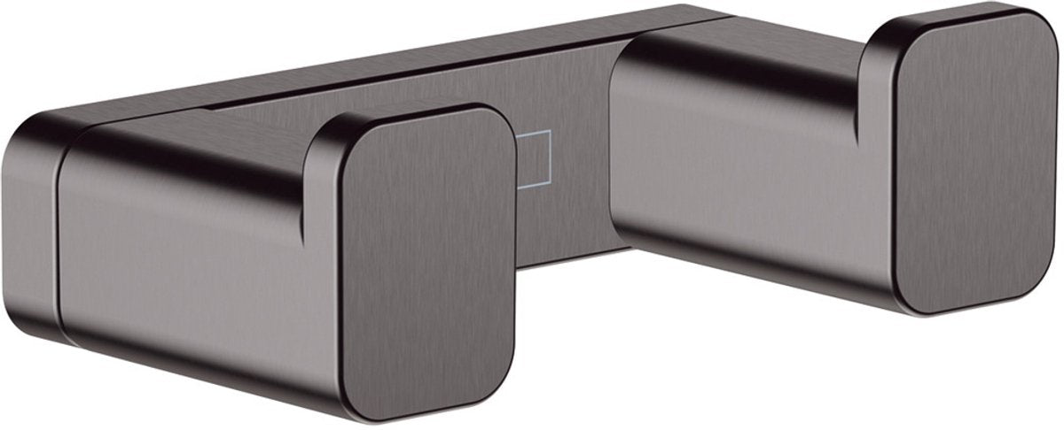 Hansgrohe addstoris handdoekhaak dubbel brushed black chroom