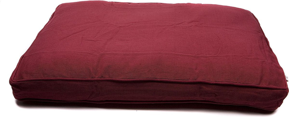 Cuscino per cani Lex max Alexander rosso bordeaux - lettino per box - 90 x 65 cm