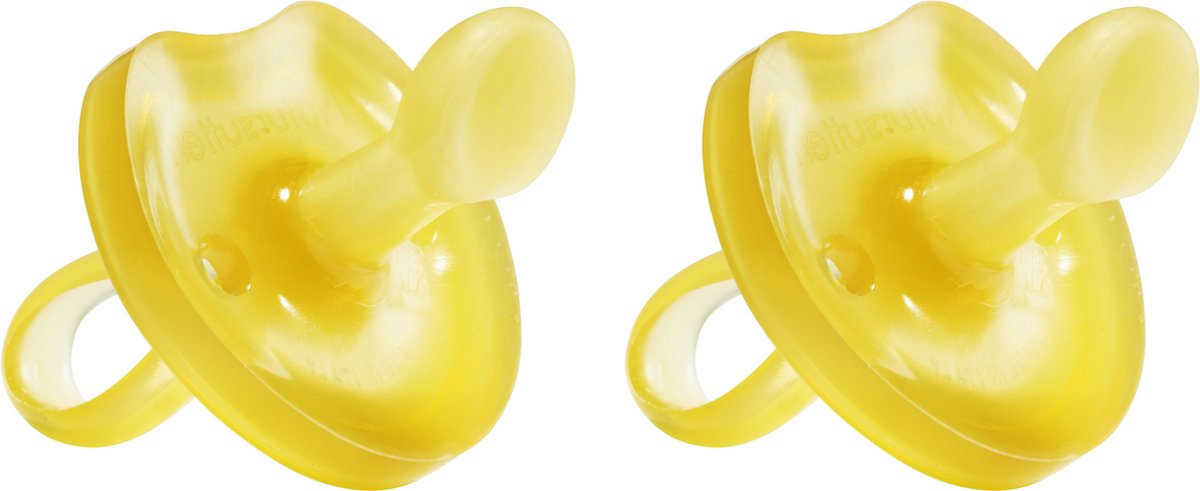 Ciuccio in gomma Natursutten - 12+ mesi - scudo a farfalla - beccuccio anatomico - 2 pezzi