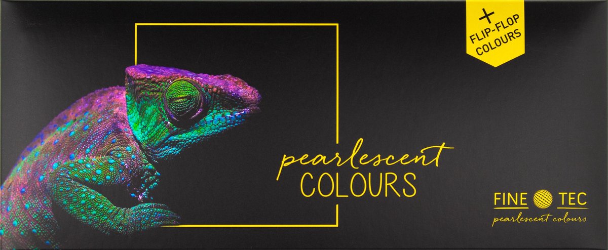 Finetec ® parelmoer aquarelverf set colourful | 24 kleuren