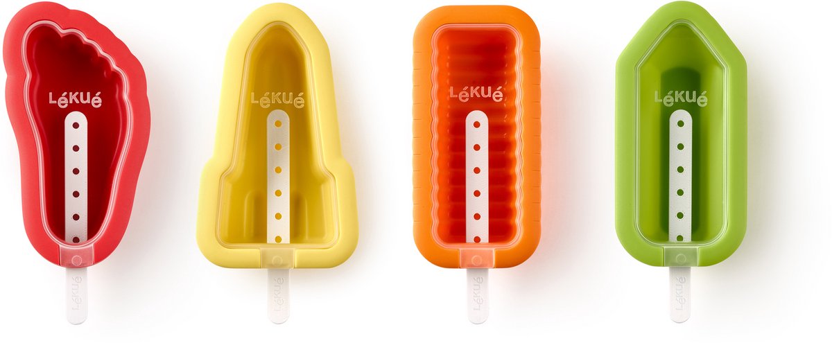 Lékué ijsvormpjes iconic - 4 st. - mixed