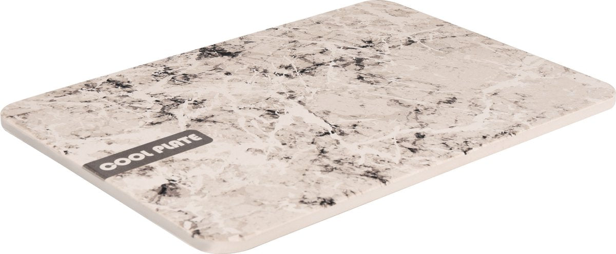 Dolo de piedra refrescante rectangular Flamingo - multicolor - 20 x 15 x 0,7 cm - refrescante para animales pequeños