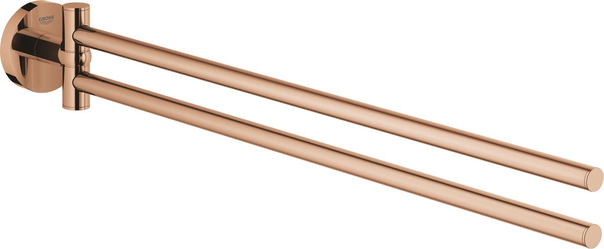 Toallero Grohe Essentials con dos brazos giratorios - Warm Sunset (bronce)