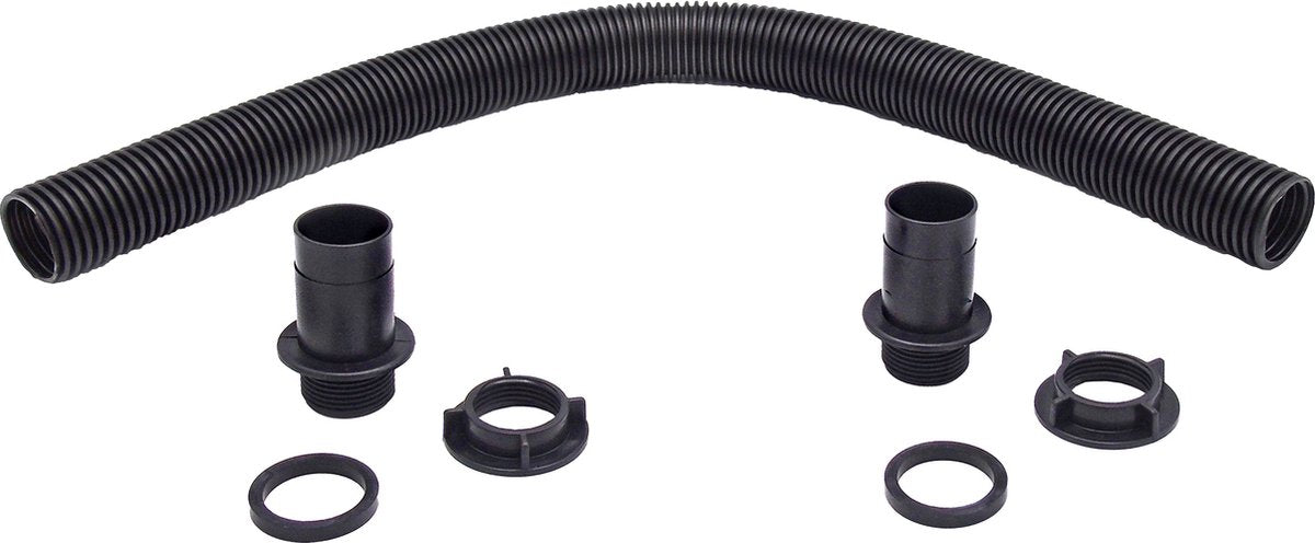Set di connessioni della botte di pioggia naturale