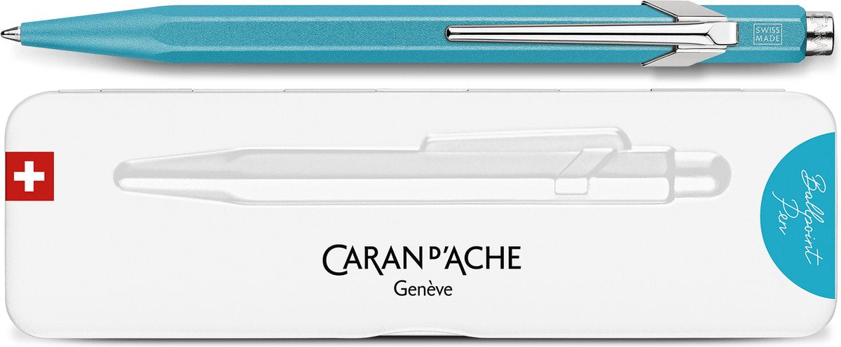 Bolígrafo Caran d'ache colormat-x turquesa