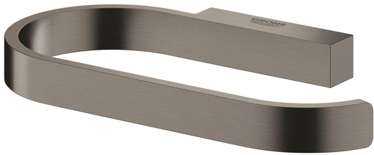 Grohe selection closetrolhouder zonder deksel - hard graphite geborsteld (mat donker grijs) - 41068al0