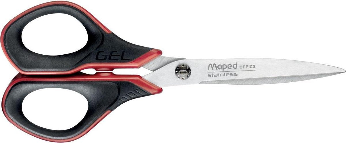 Tijeras de gel Maped office advanced 17 cm - simétricas - negro