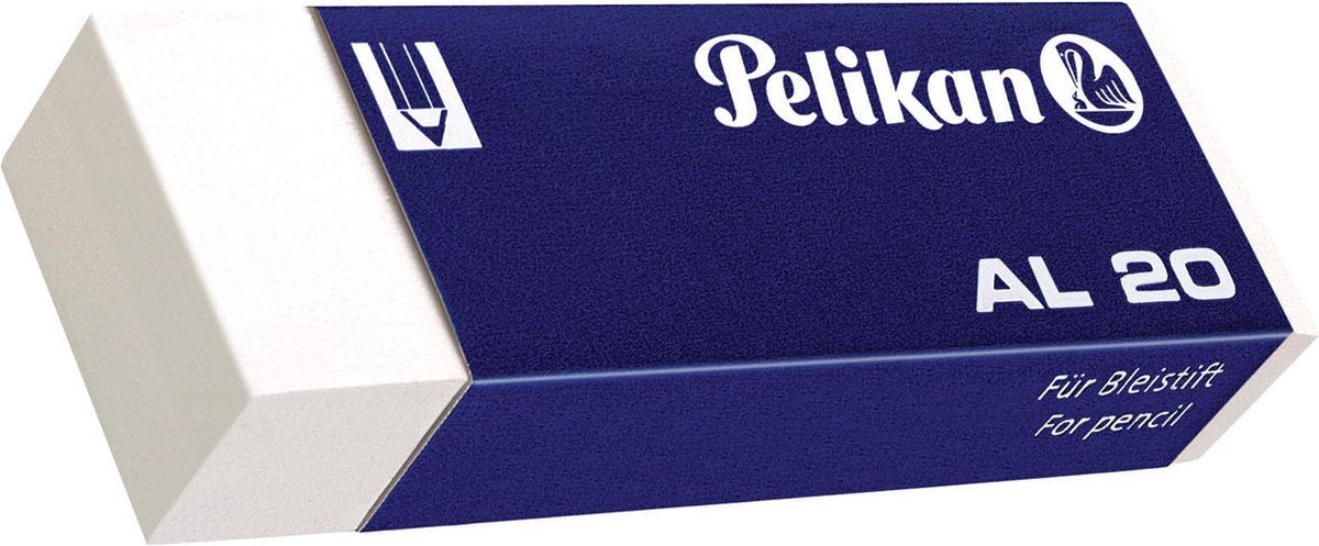 Pelikan witte potloodgom al doos van 20 stuks