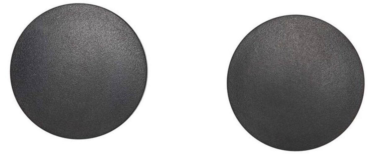 Magnete maglio solido rotondo 2 pezzi 2,5 kg plastica ferrite bruchsicher ø 3,8 x 1,55 cm nero