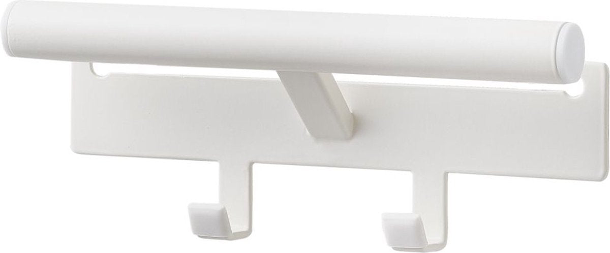 Percha para mochila Yamazaki - torre - blanco