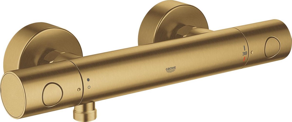 Grohe grohtherm 1000 cosmopolitan m grifo termostático para ducha - Cool Sunrise cepillado (oro mate)